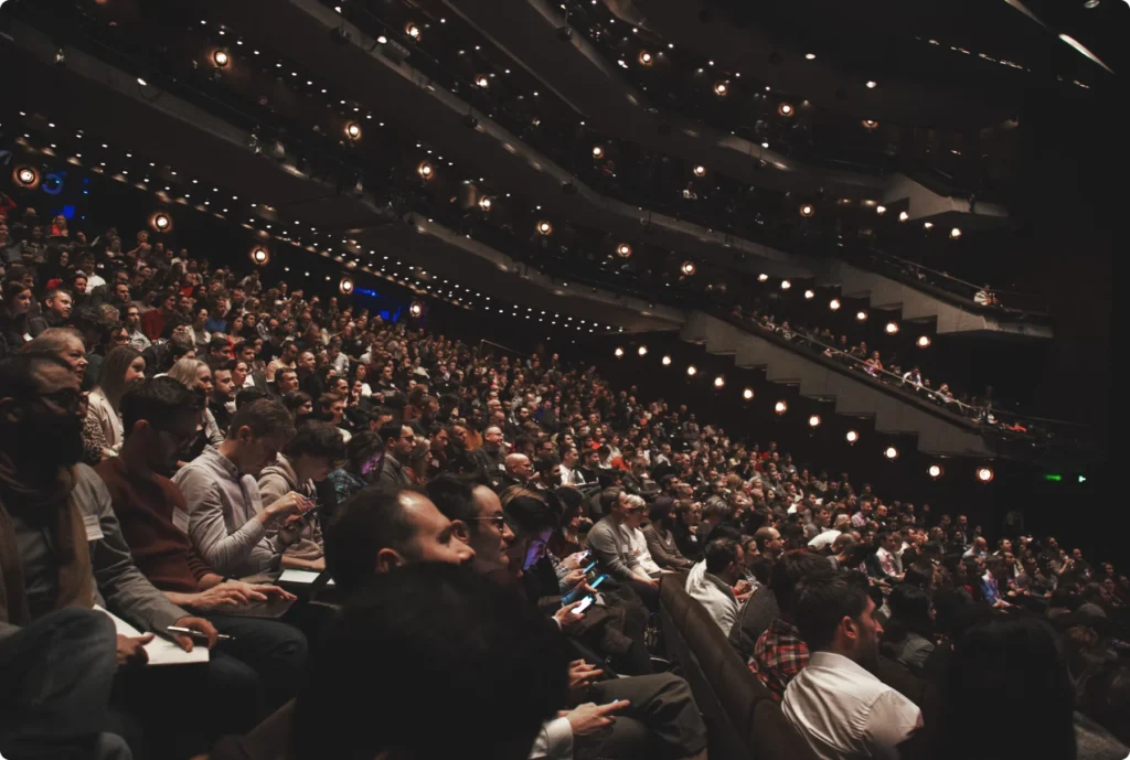 Stadium full of people