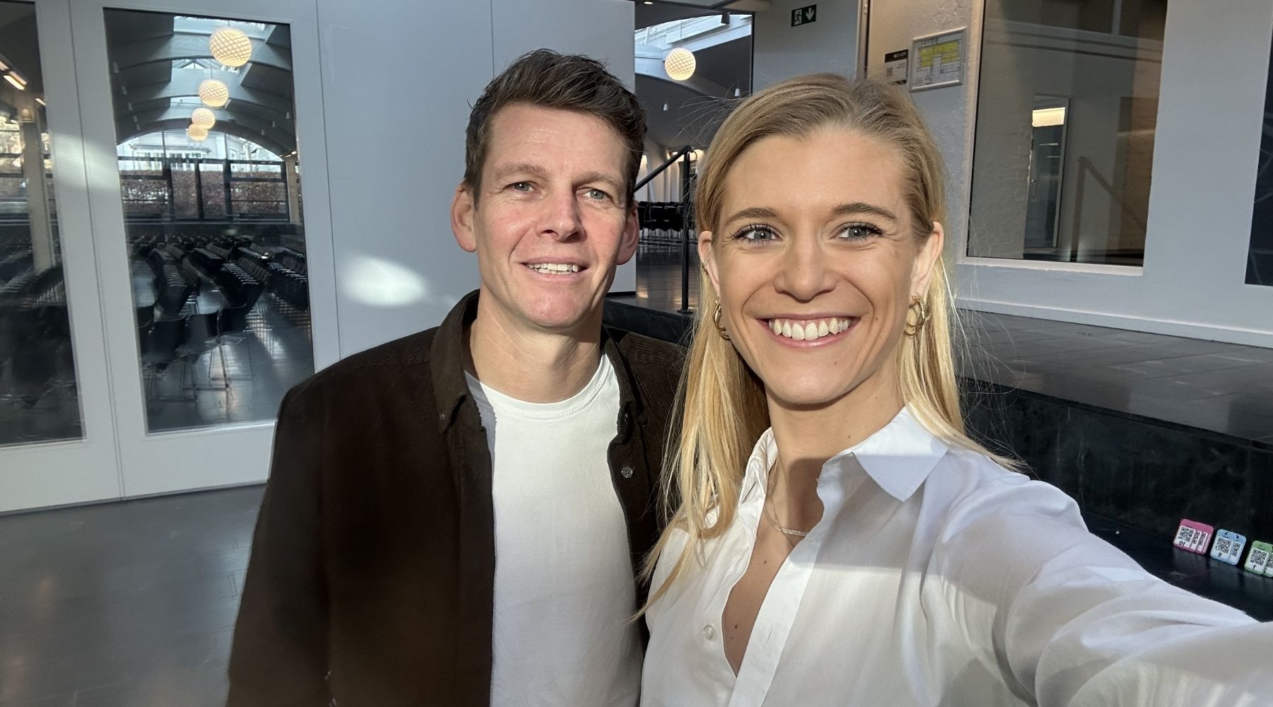 Nikolaj Nyholm fra løvens hule sammen med Karla Pitt Winther, CEO af Keypitt™